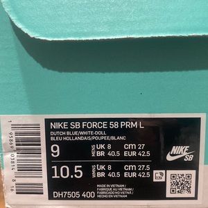 Nike dutch blue sb prm l 58